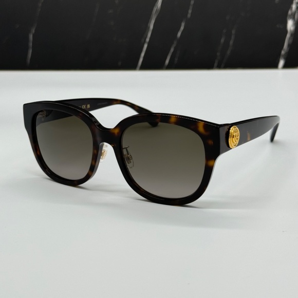 NEW GUCCI GG1409SK 002 HAVANA BROWN ROUND WOMEN GUCCI SUNGLASSES main image 7